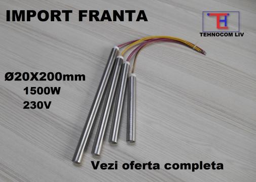 Rezistenta cartus L 200 mm, P 1500 W de la Tehnocom Liv Rezistente Electrice, Etansari Mecanice