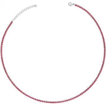 Bratara Tennis din argint 925 placata cu rodiu si pietre de la Sandra Ferretti Srl