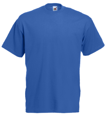 Tricou Fruit Of The Loom Valueweight albastru marimea L