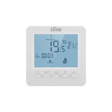 Termostat digital neprogramabil cu fir, Fer 105