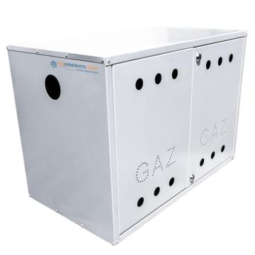Firida 50x70x40 cm, cutie contor de gaz, gri, din tabla