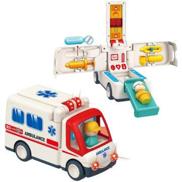 Jucarie Ambulanta interactiva, cu paramedic si pacient de la Saralma Shop Srl