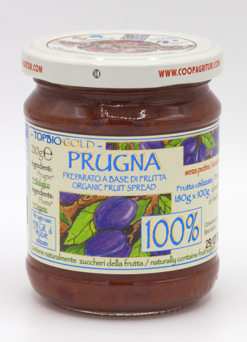Gem de prune eco, fruct 100%, 210 gr de la Biovicta
