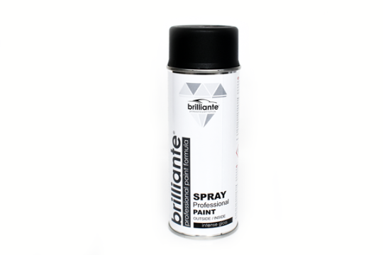 Vopsea spray negru grafit mat (Ral 9011) 400 ml Brilliante de la Auto Care Store Srl