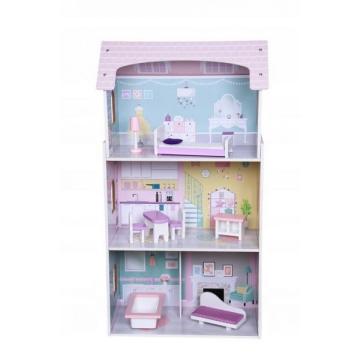 Jucarie casuta de basm din lemn Ecotoys 4121 de la Montana Imobiliare Srl