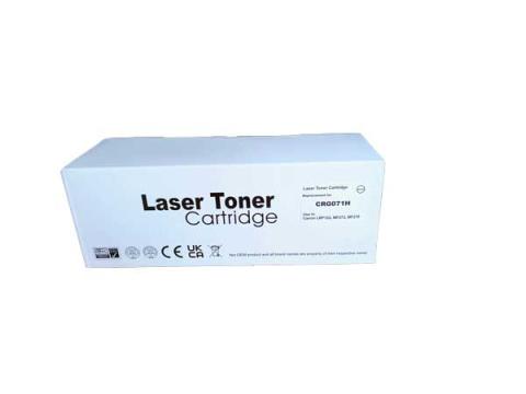 Toner compatibil Canon 071H CRG-071H cu chip de la Refillplus Srl