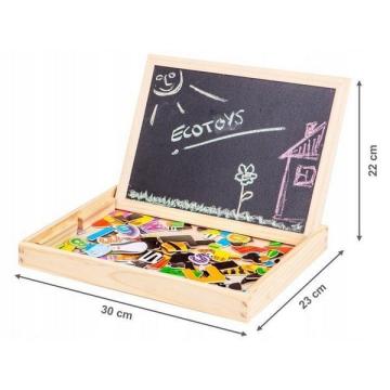 Tabla educationala cu magnet Ecotoys de la Montana Imobiliare Srl