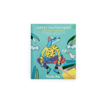 Joc creativ planse fantastice cu animale haioase