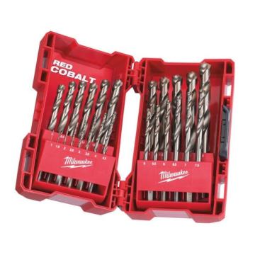 Set 25 burghie metal Red Cobalt HSS Ground