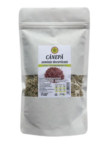 Seminte decorticate canepa 250g de la Natural Seeds Product SRL