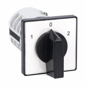 Comutator 12A 4kW 3 poli 1-0-2 IP40 rotativ inversor de sens de la Ledo Line Srl