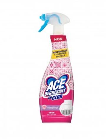 Degresant cu clor Ace Spray, Trandafir, 650ml