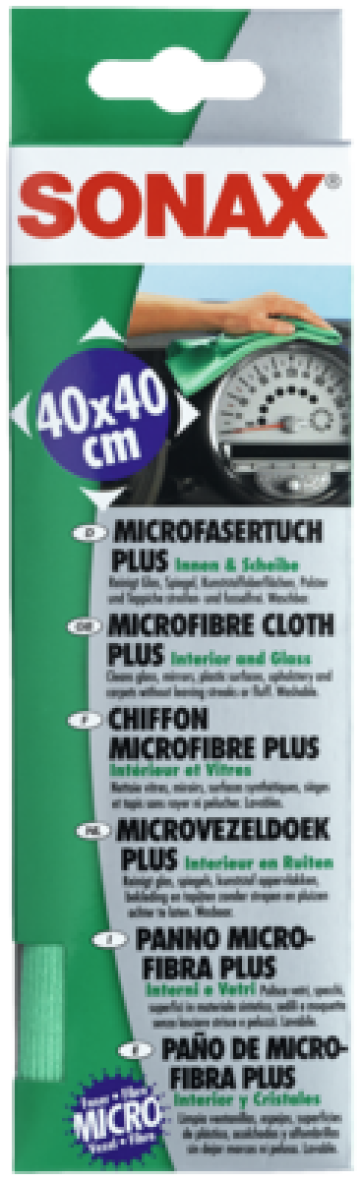 Laveta pentru suprafete interioare si sticla Sonax de la Auto Care Store Srl