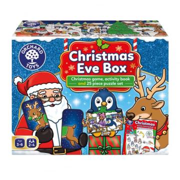 Joc educativ, puzzle Cutie 3 in 1 cu tematica de iarna