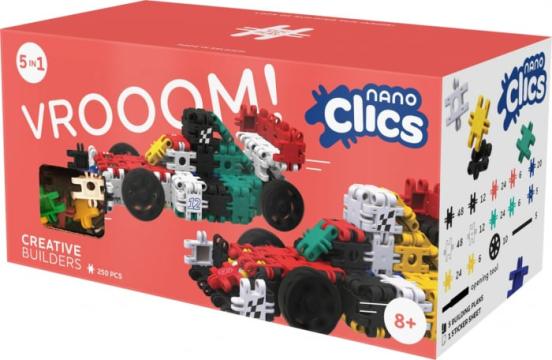 Jucarie Nano Clics pentru constructori creativi 250 piese