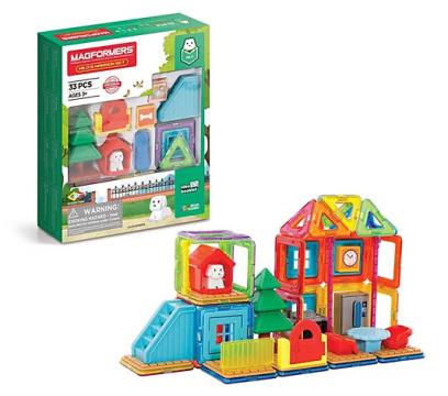Jucarie set de construit Magformers - Casa Milo, 33 piese