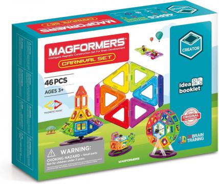 Jucarie set magnetic de construit Magformers, Carnival Plus
