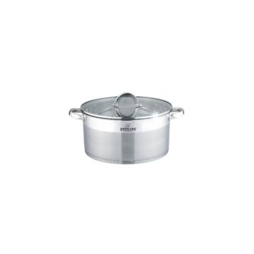 Cratita din inox cu capac, 4.9 litri, 22x13cm