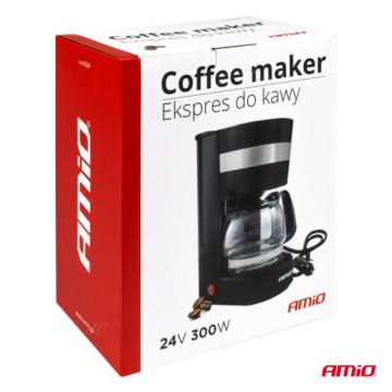 Cafetiera auto pentru tir, camion, autocar, alimentare 24 V