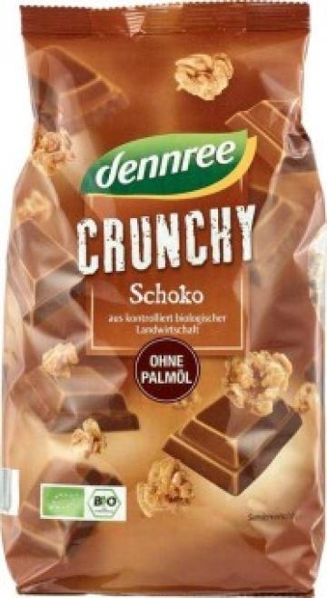 Cereale crunchy cu ciocolata bio 750g Dennree
