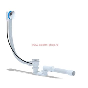 Sifon automat pentru cada cu buton cromat 40/50 (CA4050)