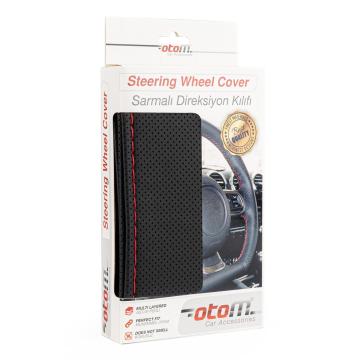 Husa volan Otom din piele ecologica perforata de la Auto Care Store Srl