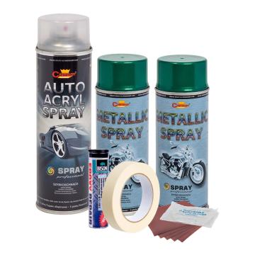 Kit complet reparatie si vopsire jante culoare verde de la Auto Care Store Srl