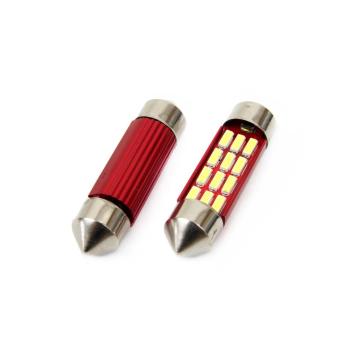 Set becuri auto cu led Canbus Sofit compatibil C5W 12 SMD de la Auto Care Store Srl