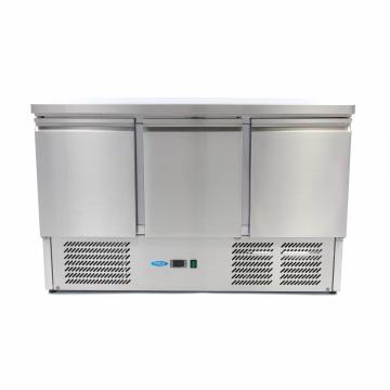 Masa rece inox cu 3 usi Maxima, motor jos, 400l de la Clever Services SRL