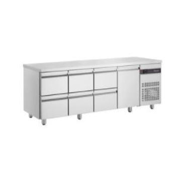 Masa rece inox cu 6 sertare si 1 usa GN 1/1 Inomak Grecia de la Clever Services SRL
