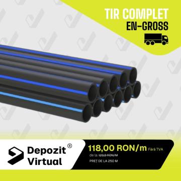 Teava irigatii tub D315 PE100 PN8 SDR21 Ecosami
