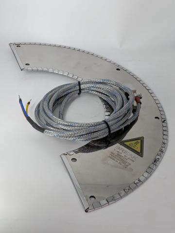 Rezistenta electrica placa semiluna 498x258 400V 2000W 3m de la Caldor Heat &Engineering Srl
