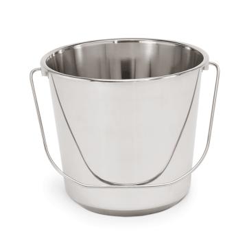 Galeata inox 10 litri -27.5 cm - inaltime 24 cm de la Ad Horeca Concept Srl