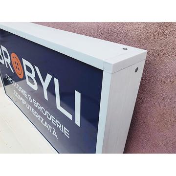 Firma luminoasa, profil PVC, fata stiplex personalizat de la La Print