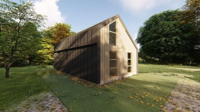 Casa de lemn Balaton Barnhouse cu 2 camere + galerie