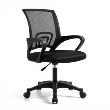 Scaun birou pivotant negru Tivo