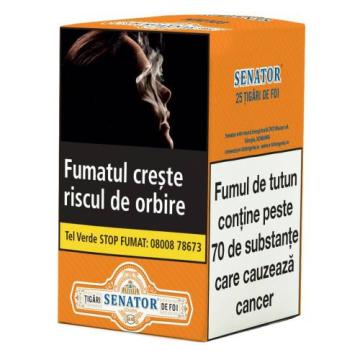 Tigari de foi - Senator Golden 235g (25) de la DVD Master Srl