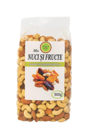 Mixt de nuci si fructe 500 gr de la Natural Seeds Product SRL