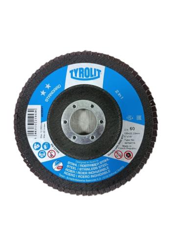 Disc lamelar Standard 125x22,23 P60 - 10buc./pachet Tyrolit