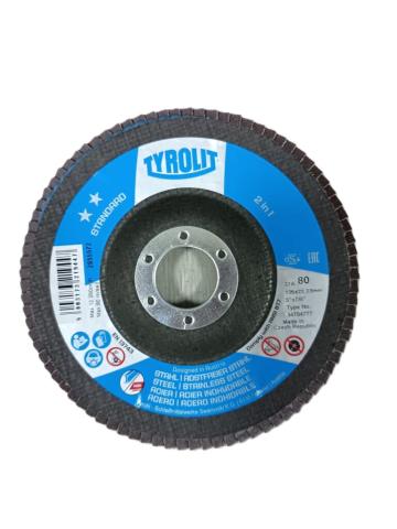 Disc lamelar Standard 125x22,23 P80 -10 buc/pachet Tyrolit
