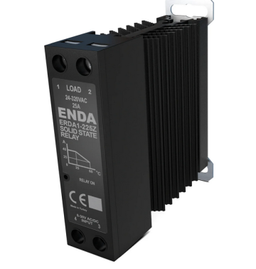 Releu static monofazat SSR ENDA ERDA1-225Z 25A 8-30V AC DC de la Caldor Heat &Engineering Srl