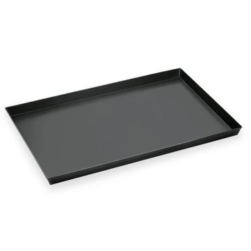 Tava neagra Blue Steel 60x40 cm - profesionala - H 3 cm de la Ad Horeca Concept Srl