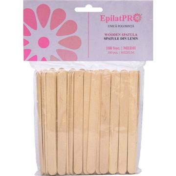 Spatule lemn Medii set 100buc. de la Mezza Luna Srl