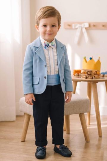 Costum Ralph - catifea bleu de la Andreeatex