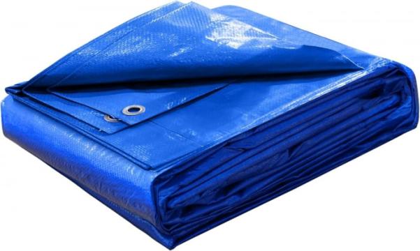 Prelata din polietilena, impermeabila, albastra, 100 g m2 de la Molifag Srl