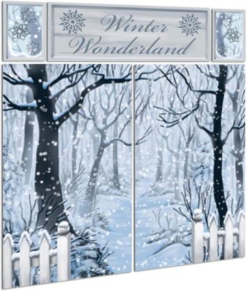 Set decor de iarna Winter Wonderland Amscan 670699 de la Hobbyplanet Romania