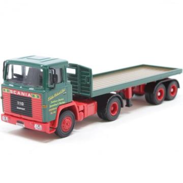 Macheta camion Scania 110 Flatbed Eddie Stobart scara 1 76