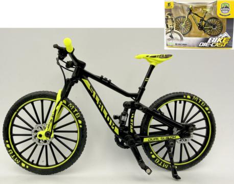 Macheta bicicleta MTB Slalom 1:10 galben fluorescent Golden de la Hobbyplanet Romania