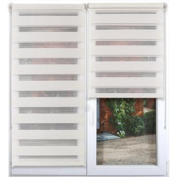 Rulou zebra 90x180 cm - crem compozitie polyester | jaluzele de la URBANIX SRL