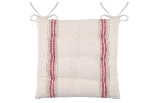Perna de scaun Montauban 40X40 cm, culoare rosu, 100% bumbac de la URBANIX SRL